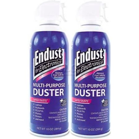 ENDUST END11407 Compressed Air Duster for Electronics, 10oz, 2 per Pack END11407***